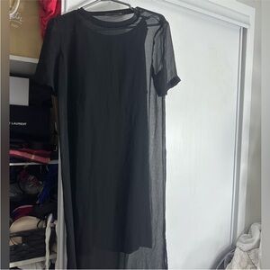 Zara Black Sheer dress